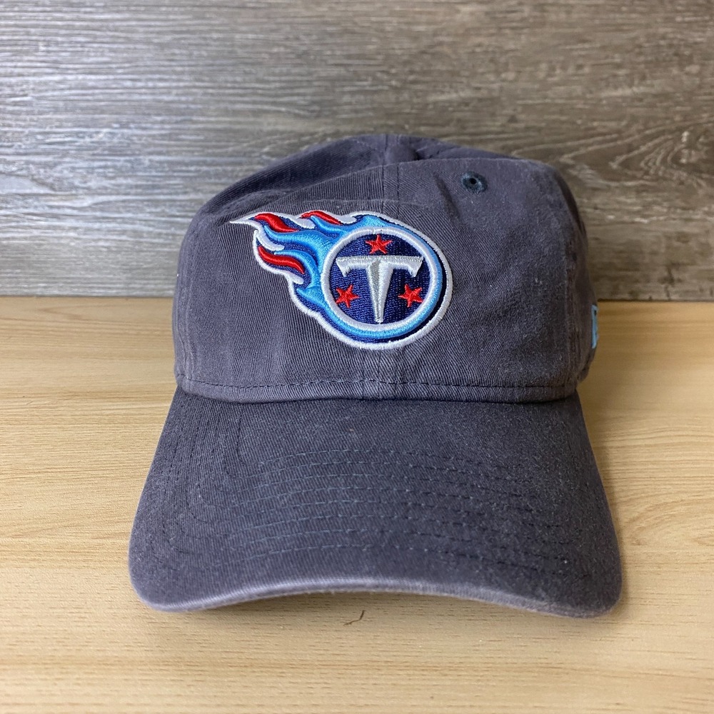 Tennessee Titans Hat Cap Strap Back Blue Faded NFL Football New Era